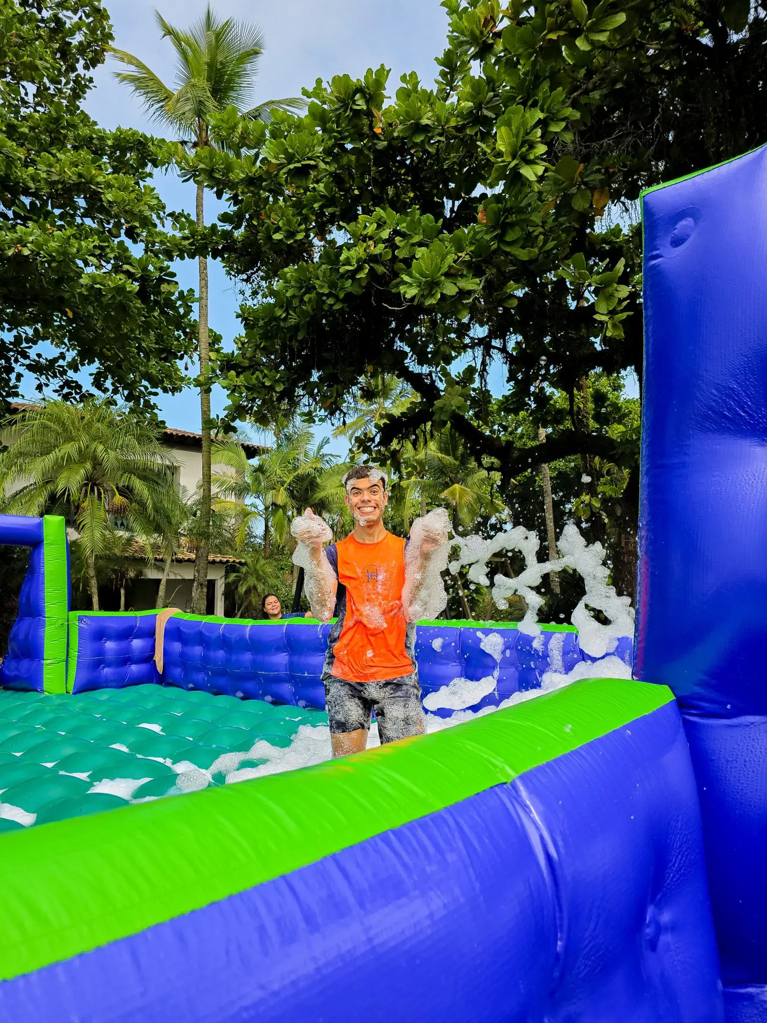 Crianças aproveitam estrutura de lazer completa em área exclusiva do Casa Grande Hotel.Crédito: Fernando Moraes