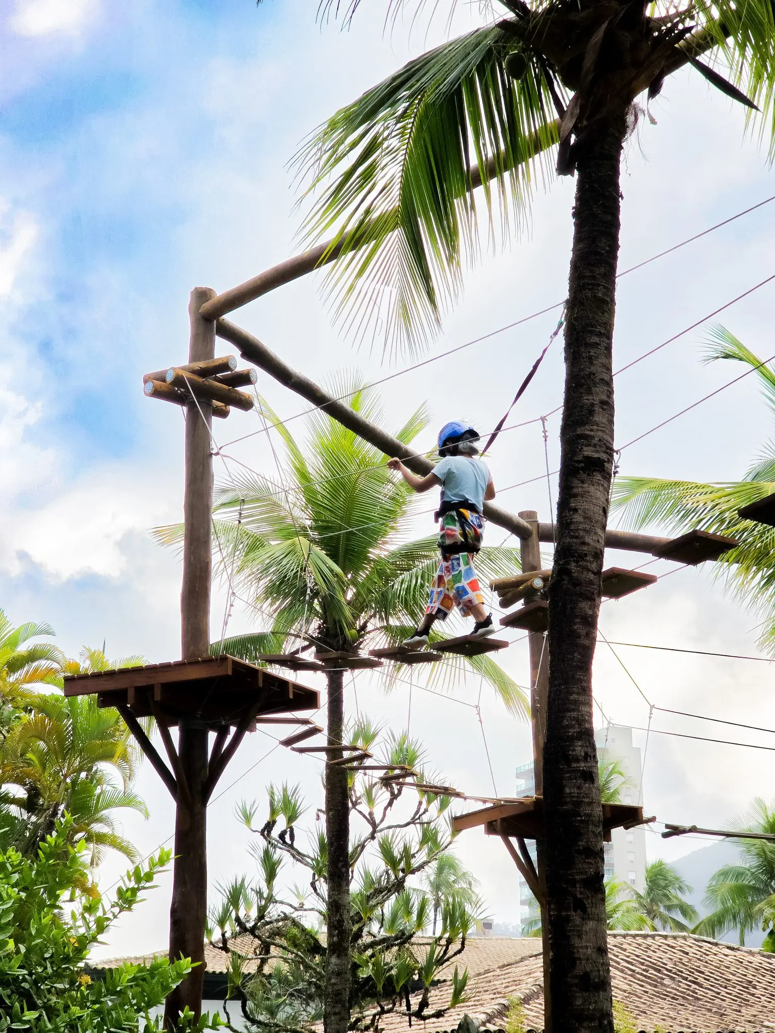 Atividades ao ar livre e espaços temáticos fazem parte da programação infantil do resort.Crédito: Fernando Moraes