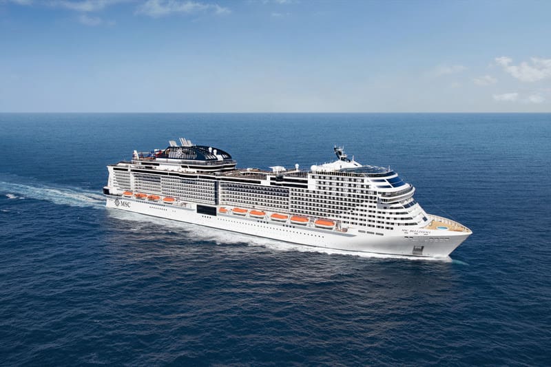 MSC Bellissima - Crédito: divulgação